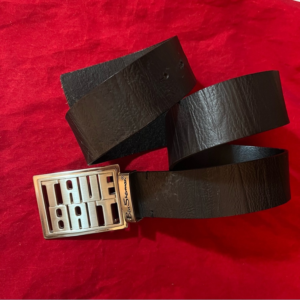 Ben Sherman True Bait Leather Belt And Buckle